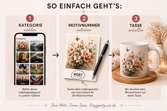 ☕ Personalisierte Motiv-Tasse