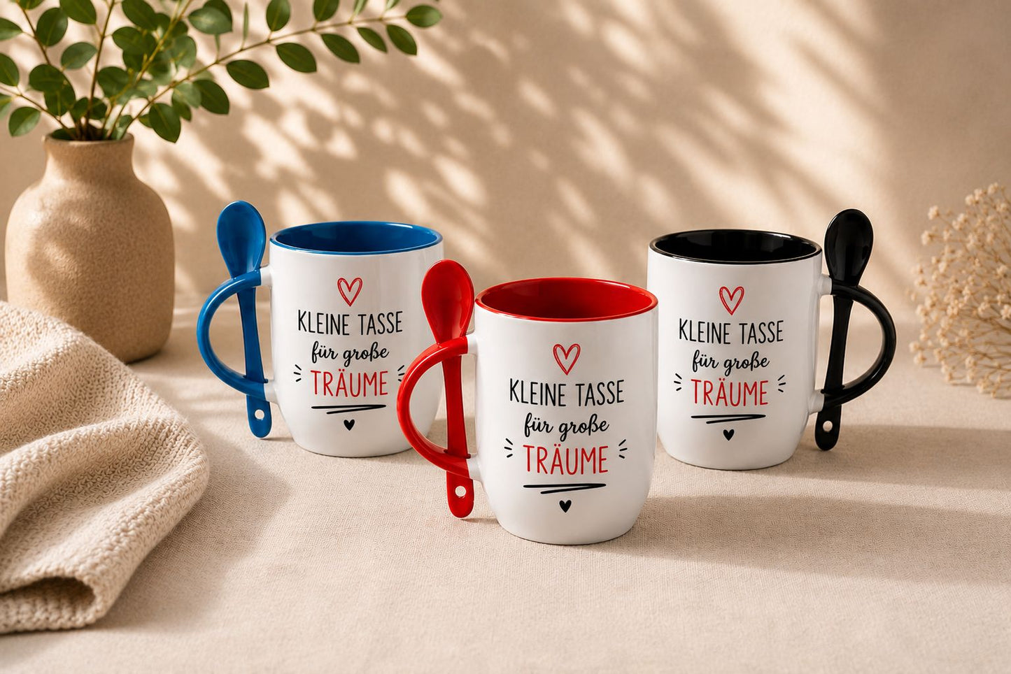 Personalisierte Löffeltasse mit Foto