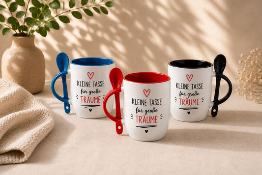 Personalisierte Löffeltasse mit Foto